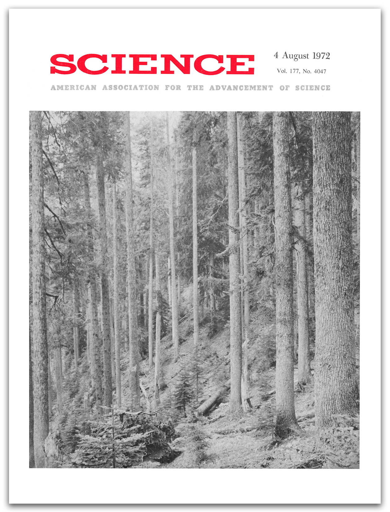 Cover of Science, Vol 177, Issue 4047 04 August 1972